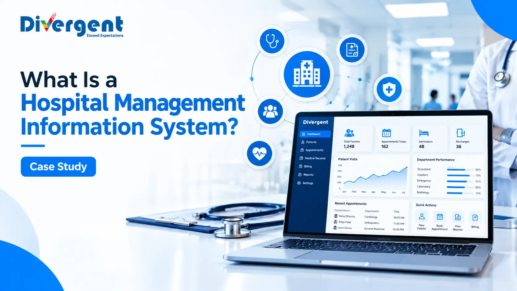 Hospital management information system case study by Divergent