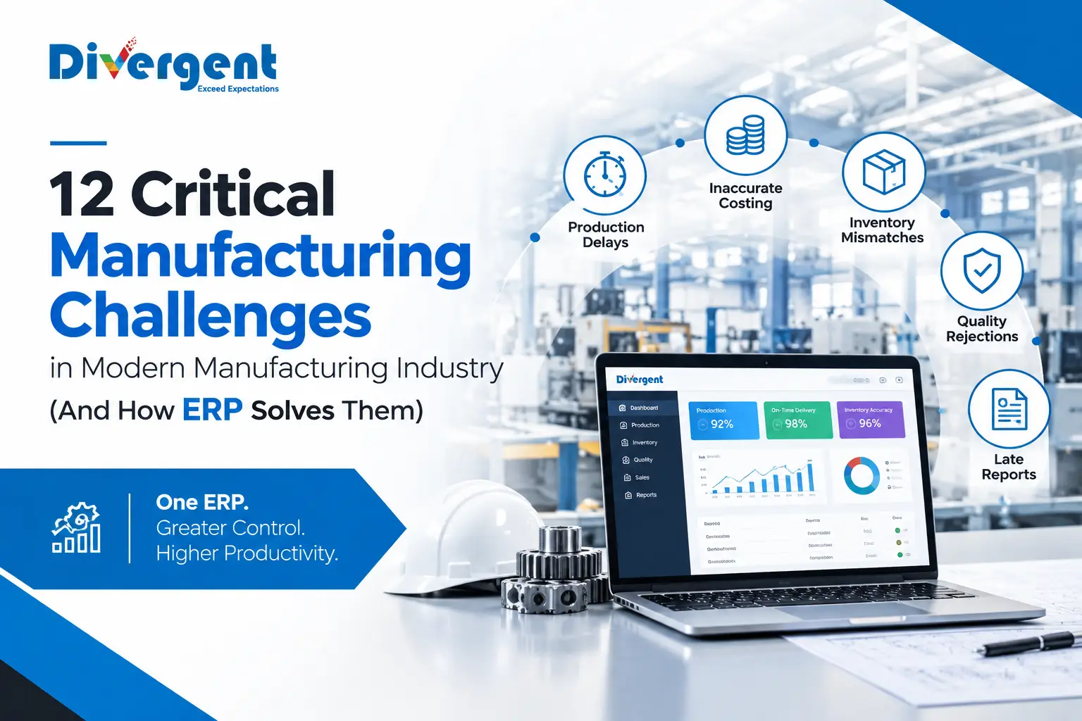 12 critical manufacturing challenges and how ERP software solves them