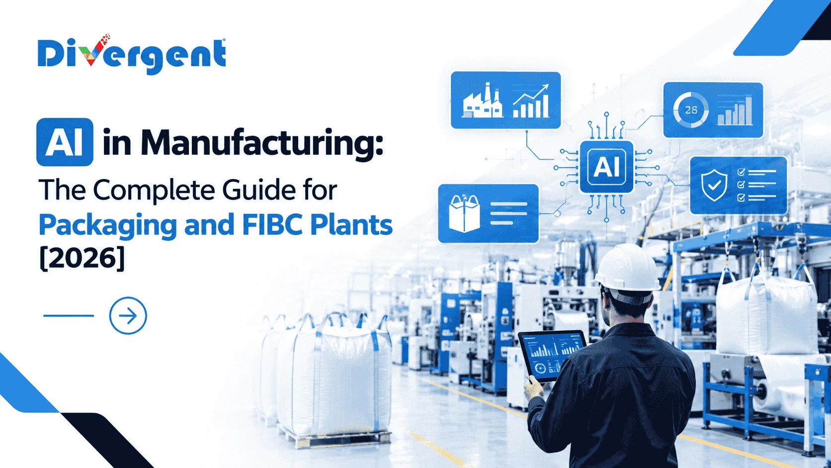 AI in manufacturing for packaging and FIBC plants with smart factory dashboards